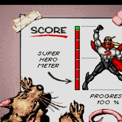 Comix Zone - Medidor de Super-Herói