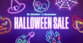 Descontos arrepiantes: Promoção de Halloween com até 80% de desconto até 1 de novembro!