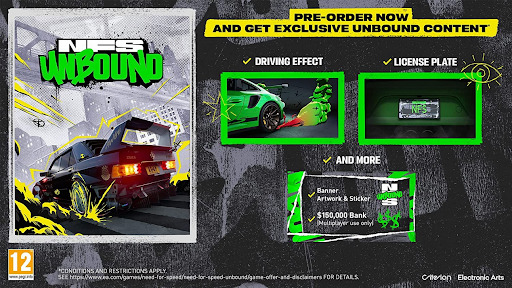 Need for Speed Unbound: Requisitos de sistema para jogar