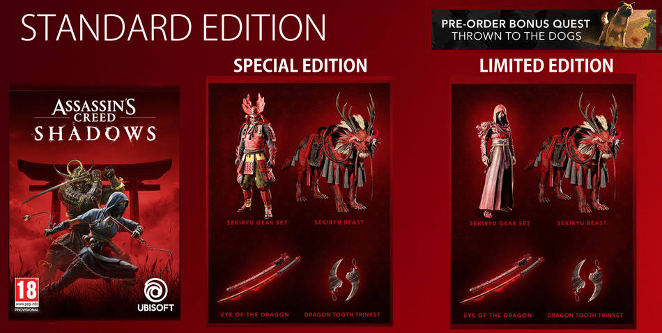 Assassin's Creed Shadows Edição Standard