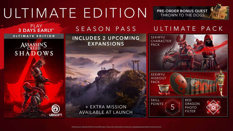 Assassin's Creed Shadows Edição Ultimate