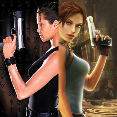 Angelina Jolie interpreta Lara Croft no cinema