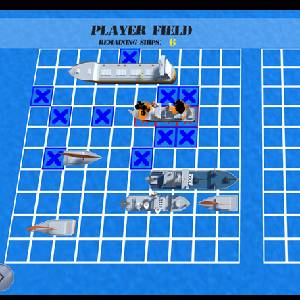 Battleship Tactica Sea Wars 3D - Campo da CPU