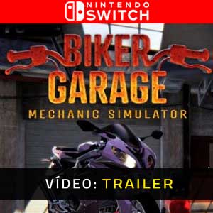 Biker Garage Mechanic Simulator Nintendo Switch Atrelado De Vídeo