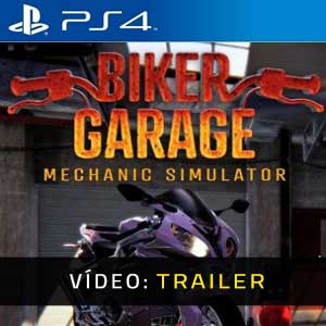 Biker Garage Mechanic Simulator PS4 Atrelado De Vídeo