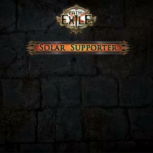 Path of Exile Solar Supporter Pack