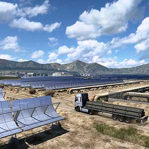 Euro Truck Simulator 2 Iberia Painéis Solares