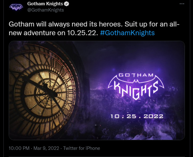 Será Gotham Knights uma sequela de Arkham Knight?