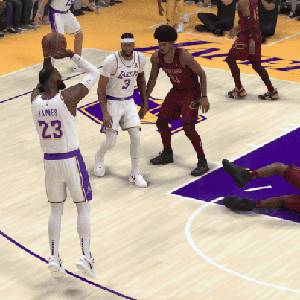 NBA 2K25 - Lance de três Pontos de Lebron James