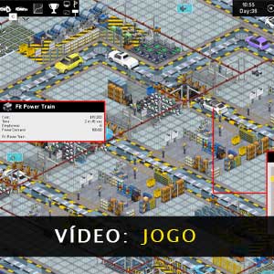 Production Line Car Factory Simulation - Vídeo de Jogabilidade