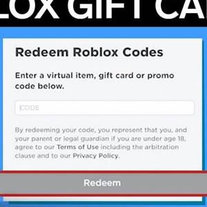 Roblox Gift Card - Resgatar