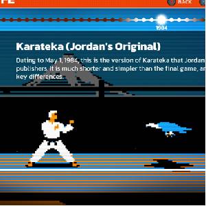 The Making of Karateka - Desenho da Vida Real