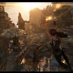 Tomb Raider - Deslizamento de corda