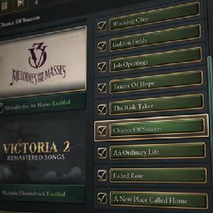 Victoria 3 Melodies for the Masses Music Pack Chance de Sucesso