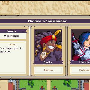 Wargroove 2 - Escolher Comandante